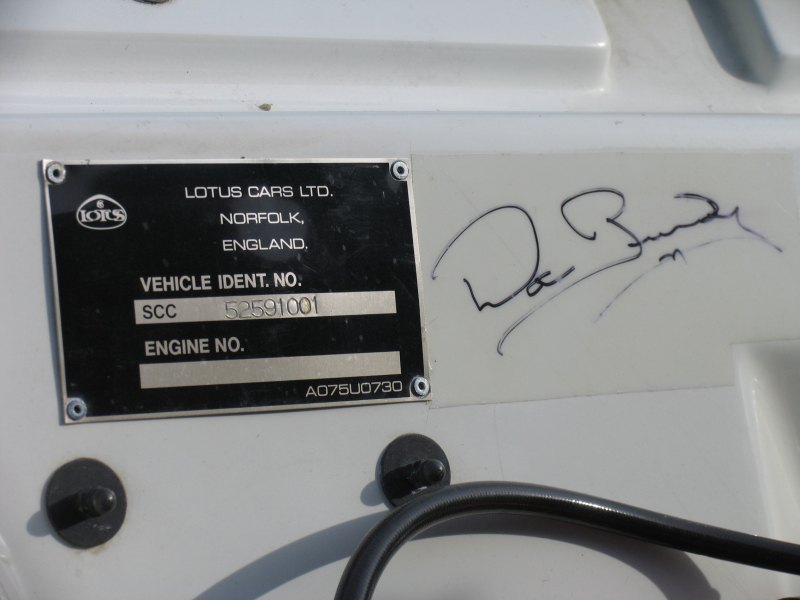 Chassis 52591001, Lotus Esprit X180R